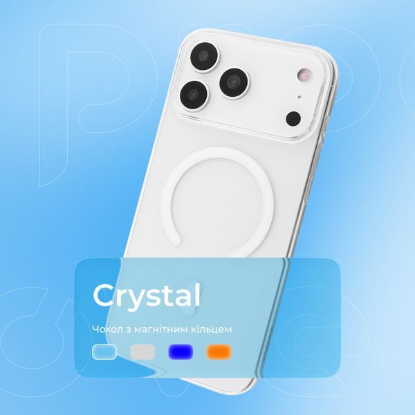 Чохол Proove Crystal Case with Magnetic Ring iPhone 17 transparent 000016757 фото