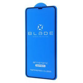 Захисне скло BLADE ANTISTATIC Series Full Glue iPhone Xs Max/11 Pro Max black 000012473 фото