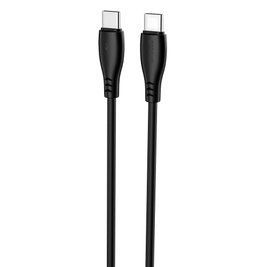 Кабель Proove Simple Silicone Type-C to Type-C 60W (2m) black 000012075 фото