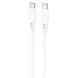 Кабель Proove Simple Silicone Type-C to Type-C 60W (1m) white 000012073 фото 2