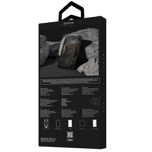 Захисне скло Proove Achilles Installation Box iPhone 15 Pro Max black 000012587 фото
