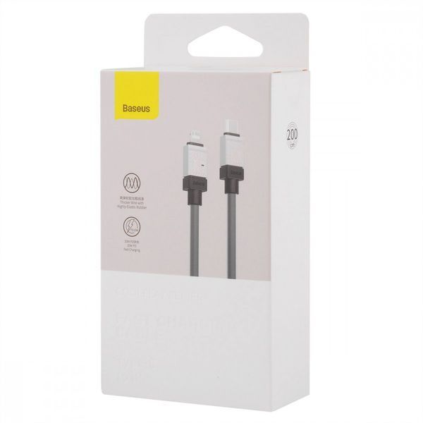 Кабель Baseus CoolPlay Series Type-C to Lightning 20W (2m) black 000011890 фото
