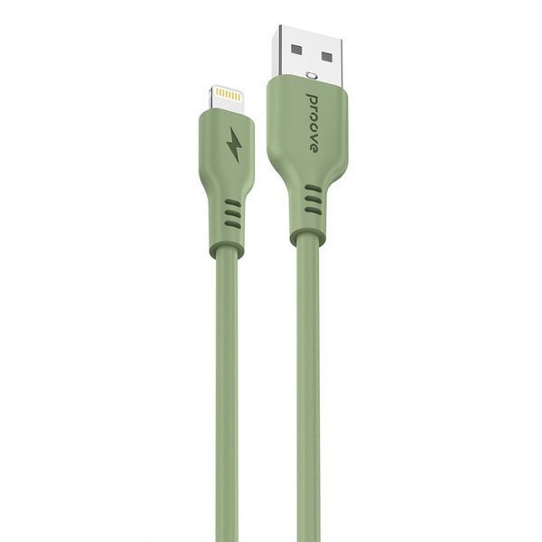 Кабель Proove Rebirth USB to Lightning 2.4A (1m) green 000012064 фото
