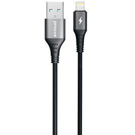 Кабель Proove WireX USB to Lightning 2.4A (1m) black 000012112 фото
