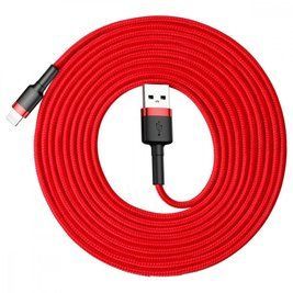 Кабель Baseus Cafule Lightning Cable 2A (3m) gray/black 000011859 фото