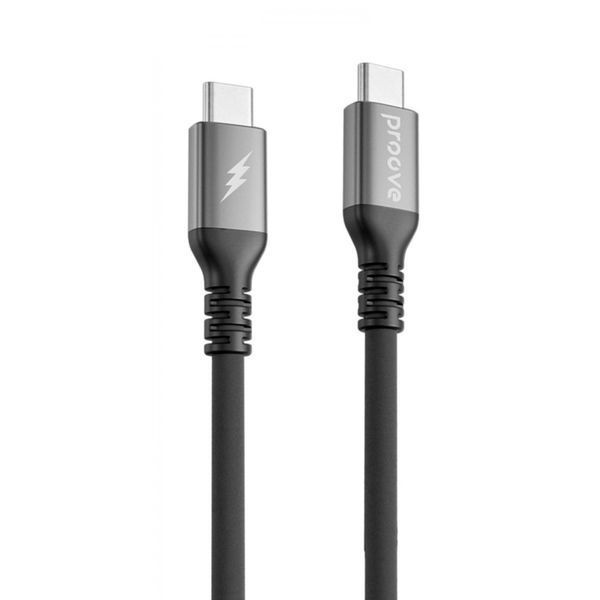 Кабель Proove ReGen Silicone Type-C to Type-C 60W (1m) black 000012048 фото