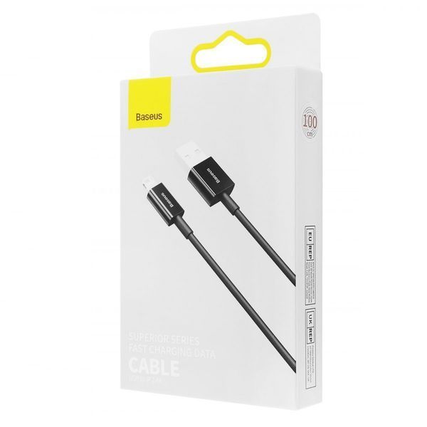 Кабель Baseus Superior Series Fast Charging Lightning 2.4A (1m) black 000011966 фото