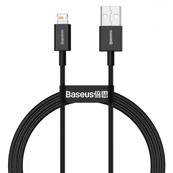 Кабель Baseus Superior Series Fast Charging Lightning 2.4A (1m) black 000011966 фото