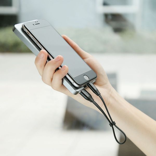 Кабель Baseus Nimble Lightning 2.0A (0.23m) black 000011941 фото