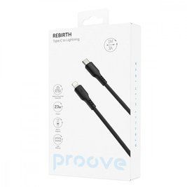 Кабель Proove Rebirth Type-C to Lightning 27W (1m) black 000012056 фото