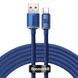 Кабель Baseus Crystal Shine Series Fast Charging Type-C 100W (2m) blue 000011902 фото 2