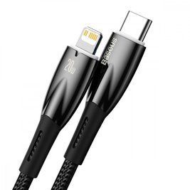 Кабель Baseus Glimmer Series Fast Charging Type-C to Lightning 20W (1m) white 000011927 фото