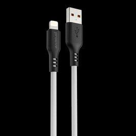 Кабель Proove Rebirth USB to Lightning 2.4A (1m) black/white 000012063 фото