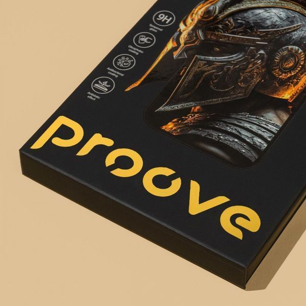 Захисне скло Proove Achilles iPhone 14 Pro Max/15 Plus/16 Plus black 000012597 фото