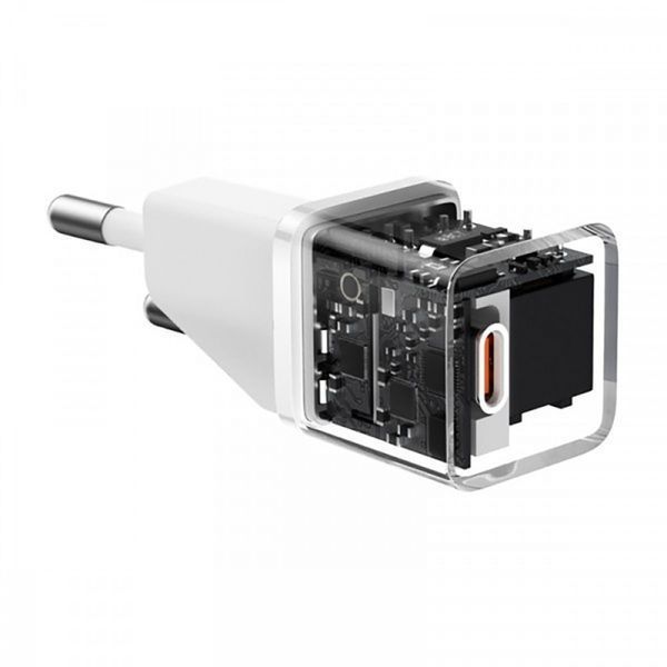 МЗП Baseus GaN5S Fast Charger 20W (1 Type-C) white 000012196 фото