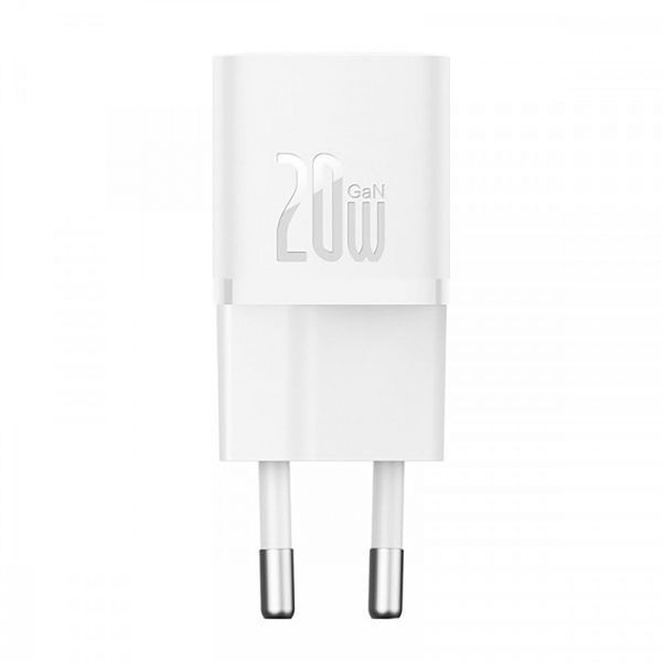 МЗП Baseus GaN5S Fast Charger 20W (1 Type-C) white 000012196 фото