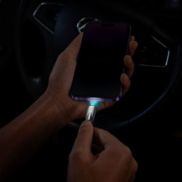 Кабель Baseus Glimmer Series Fast Charging Type-C to Lightning 20W (1m) white 000011927 фото