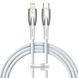 Кабель Baseus Glimmer Series Fast Charging Type-C to Lightning 20W (1m) white 000011927 фото 3