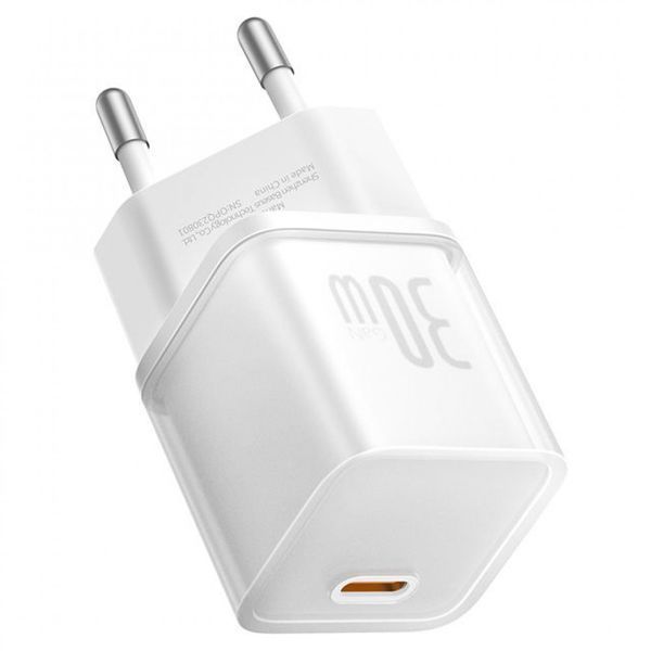 МЗП Baseus GaN5S 30W (Type-C) white 000012194 фото