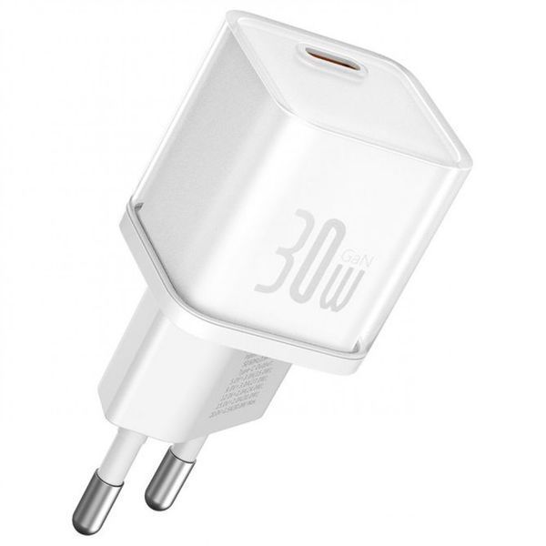 МЗП Baseus GaN5S 30W (Type-C) white 000012194 фото