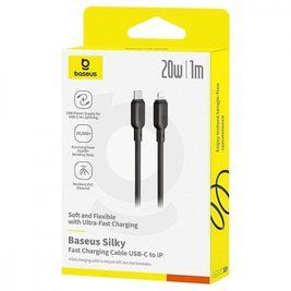 Кабель Baseus Silky Series Fast Charging Type-C to Lightning 20W (1m) white 000011951 фото