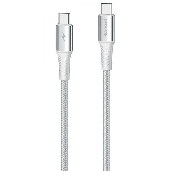 Кабель Proove WireX Pro Type-C to Type-C 100W (1.5m) white 000012106 фото