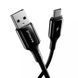 Кабель Proove Flex Metal USB to Type-C 3A (1m) black 000012014 фото 9