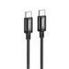 Кабель Hoco X89 Wind 60W Type-C to Type-C (1m) black 000011989 фото 1