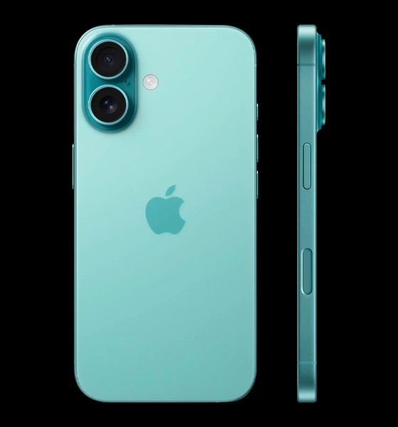 Apple iPhone 16 128GB Teal (MYED3) 000010010 фото