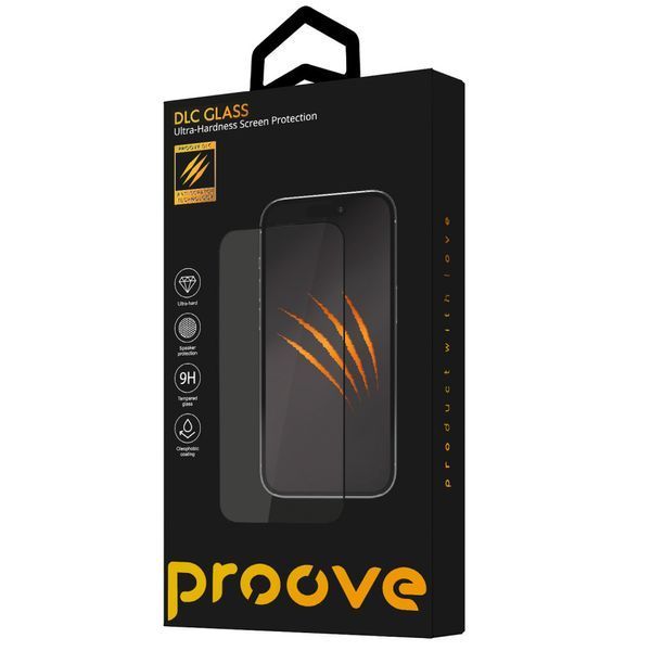 Захисне скло Proove DLC iPhone 17 Pro black 000012633 фото