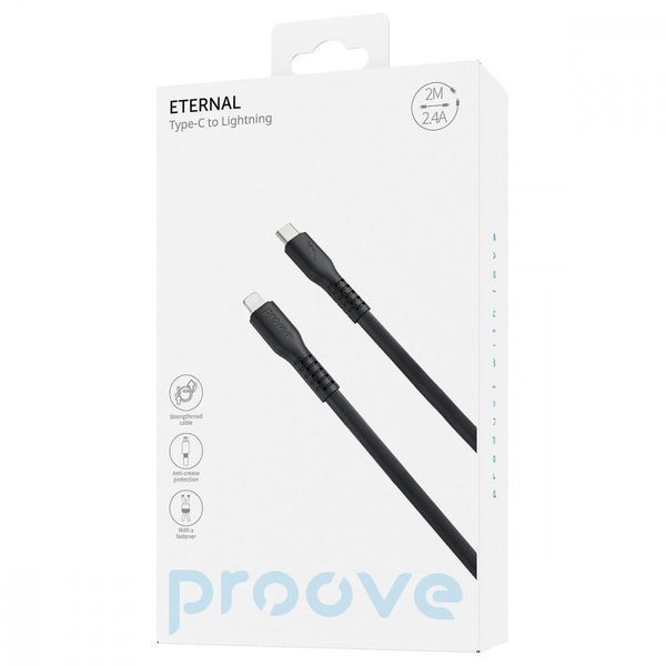 Кабель Proove Eternal Type-C to Lightning 27W (2m) light blue 000012005 фото