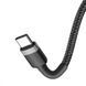 Кабель Baseus Cafule Flash Charging Type-C to Type-C PD 2.0 100W (2m) gray/black 000011850 фото 2