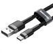 Кабель Baseus Cafule Type-C 3A (1m) gray/black 000011883 фото 3