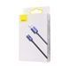 Кабель Baseus Crystal Shine Series Fast Charging Type-C 100W (1.2m) blue 000016343 фото 4