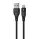 Кабель Proove Soft Silicone USB to Lightning 2.4A (1m) black 000012089 фото 2