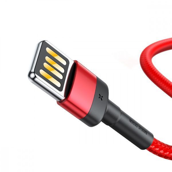 Кабель Baseus Cafule Lightning Special Edition 2.4A (1m) red/black 000011861 фото