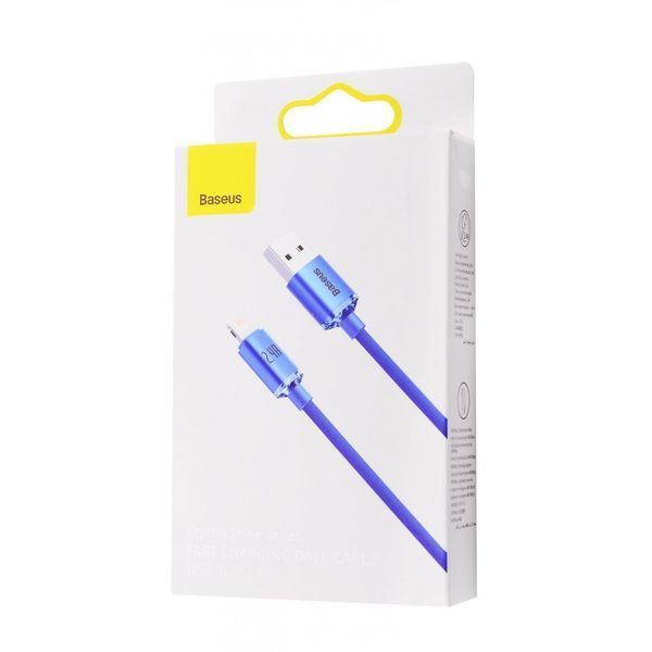 Кабель Baseus Crystal Shine Series Fast Charging Lightning 2.4A (1.2m) purple 000011893 фото