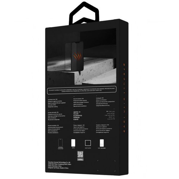 Захисне скло Proove DLC iPhone 17 Air black 000012632 фото