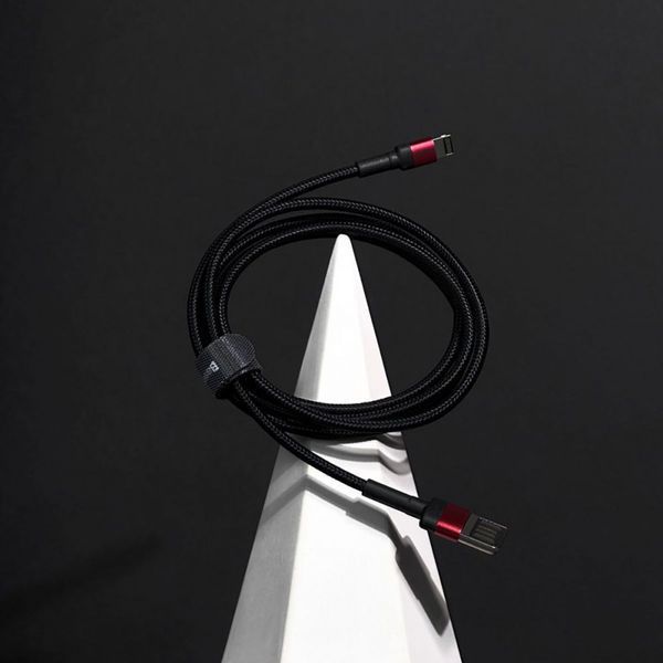 Кабель Baseus Cafule Lightning Special Edition 2.4A (1m) red/black 000011861 фото
