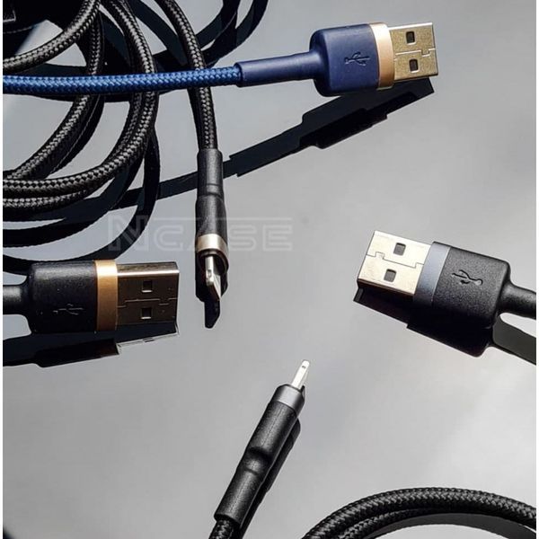 Кабель Baseus Cafule Lightning 1.5A (2m) red/black 000016322 фото