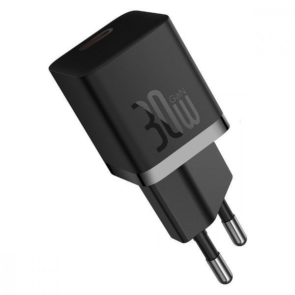 МЗП Baseus GaN5 Mini Fast Charger 30W ( Type-C ) + Кабель Type-C to Type-C 100W (1m) blue 000016401 фото