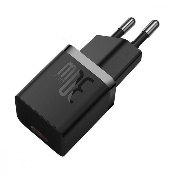 МЗП Baseus GaN5 Mini Fast Charger 30W ( Type-C ) + Кабель Type-C to Type-C 100W (1m) blue 000016401 фото