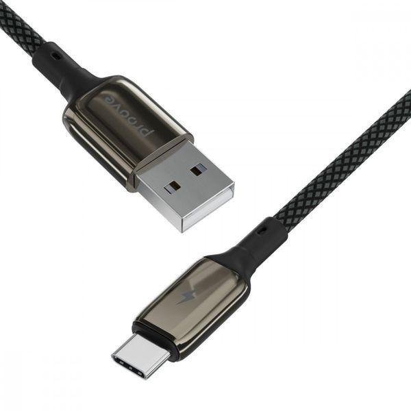 Кабель Proove Dense Metal USB to Type-C 3A (1m) black 000016386 фото