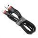 Кабель Baseus Cafule Lightning 1.5A (2m) red/black 000016322 фото 9