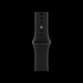 Apple Watch Series 12 GPS 42mm Black Aluminum Case with Black Sport Band - S/M (MJEB4) 000019766 фото