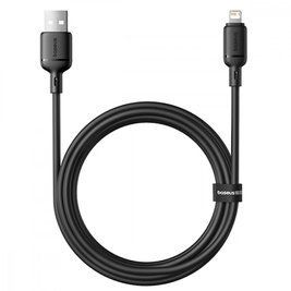 Кабель Baseus Silky Series Fast Charging Lightning 2.4A (2m) black 000011947 фото