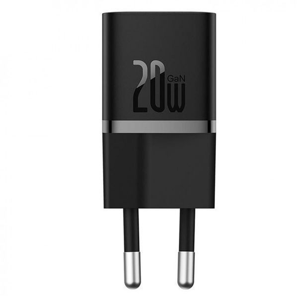 МЗП Baseus GaN5 Mini Fast Charger 20W (Type-C) black 000012184 фото