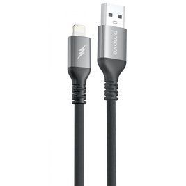 Кабель Proove ReGen Silicone USB to Lightning 2.4A (1m) black 000012052 фото