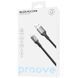 Кабель Proove ReGen Silicone USB to Lightning 2.4A (1m) black 000012052 фото 2