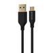 Кабель Proove Jelly Silicone USB to Type-C 3A (1m) black 000012029 фото 6